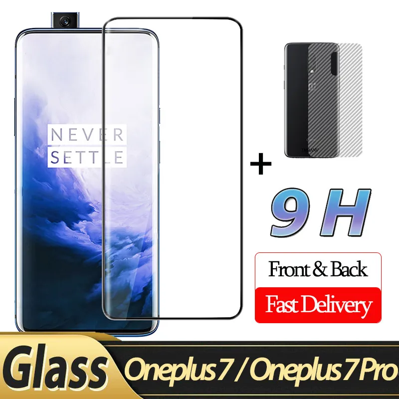 2-in-1 Front Glass + Back Film Oneplus 7 Pro 3D Glass for Oneplus 7 Screen Protector Soft Film oneplus 7 pro protective glass
2-in-1 Front Glass + Back Film Oneplus 7 Pro 3D Glass for Oneplus 7 Screen Protector Soft Film oneplus 7 pro protective glass