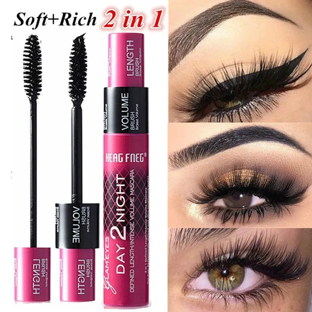 Eye Lashes Curling Extension 2 in 1 Mascara 3D Eyelashes Make Up Dual Eyelash Waterproof Mascara Makeup Beauty Tool Eye Decor
Eye Lashes Curling Extension 2 in 1 Mascara 3D Eyelashes Make Up Dual Eyelash Waterproof Mascara Makeup Beauty Tool Eye Decor