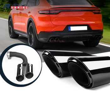 For Porsche Cayenne black Stainless steel exhaust muffler tail pipe exhaust tip car styling mirror polished 1 PAIR 18-20
For Porsche Cayenne black Stainless steel exhaust muffler tail pipe exhaust tip car styling mirror polished 1 PAIR 18-20