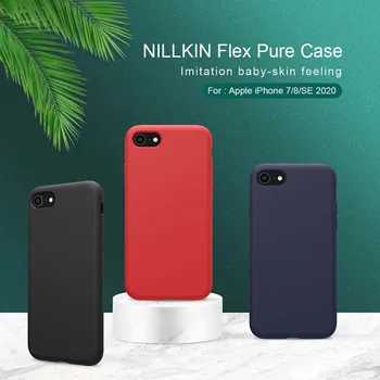 For iPhone SE 2020 Case 4.7" Nillkin Flex Pure Soft Liquid Silicone Protective Back Cover for iPhone 7 8 for iPhone SE2 Case
For iPhone SE 2020 Case 4.7" Nillkin Flex Pure Soft Liquid Silicone Protective Back Cover for iPhone 7 8 for iPhone SE2 Case