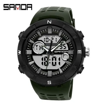 SANDA Military Mens Sports Watch Top Luxury Brand G Style LED Digital Watch Shockproof Waterproof Men's Watch Relogio Masculino
SANDA Military Mens Sports Watch Top Luxury Brand G Style LED Digital Watch Shockproof Waterproof Men's Watch Relogio Masculino