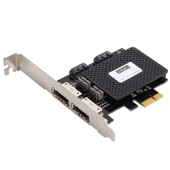 DIEWU PCI Express PCI-E 1X to 2 ESATA+2 SATA3 Expansion Card for Activated Ssd Solid-State Hard Drive Controller Card
DIEWU PCI Express PCI-E 1X to 2 ESATA+2 SATA3 Expansion Card for Activated Ssd Solid-State Hard Drive Controller Card