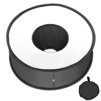45cm 18\" Easy-fold Ring Speedlite Flash Softbox Diffuser Reflector for Canon Nikon Godox Macro Shoot Portrait Photography ACEHE
45cm 18\" Easy-fold Ring Speedlite Flash Softbox Diffuser Reflector for Canon Nikon Godox Macro Shoot Portrait Photography ACEHE