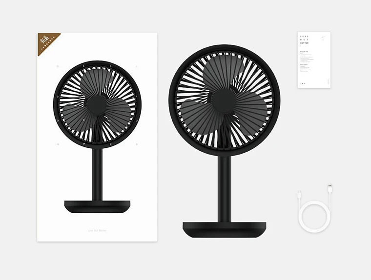 Xiaomi Solove Desktop Fan Black