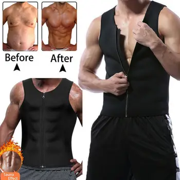 S-3XL Men's Slimming Neoprene Vest Sweat Shirt Body Shaper Waist Trainer Corset Sleeveless Men Top Shaper Tank Plus Size Male 
S-3XL Men's Slimming Neoprene Vest Sweat Shirt Body Shaper Waist Trainer Corset Sleeveless Men Top Shaper Tank Plus Size Male
