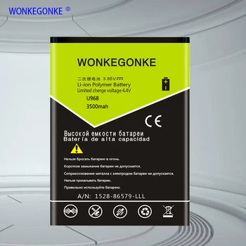 WONKEGONKE 3500mah Li3720T42P3h816342 Phone battery For ZTE U968 Q701C Q503U N968 Battery
WONKEGONKE 3500mah Li3720T42P3h816342 Phone battery For ZTE U968 Q701C Q503U N968 Battery