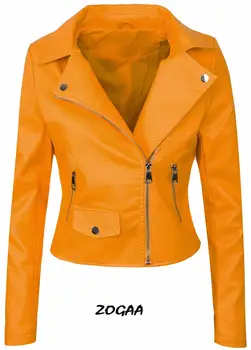 ZOGAA Women's PU Leather Short Jacket Zipper Motorcycle Coat Womens 2020 Spring Fashion Biker Jackets
ZOGAA Women's PU Leather Short Jacket Zipper Motorcycle Coat Womens 2020 Spring Fashion Biker Jackets