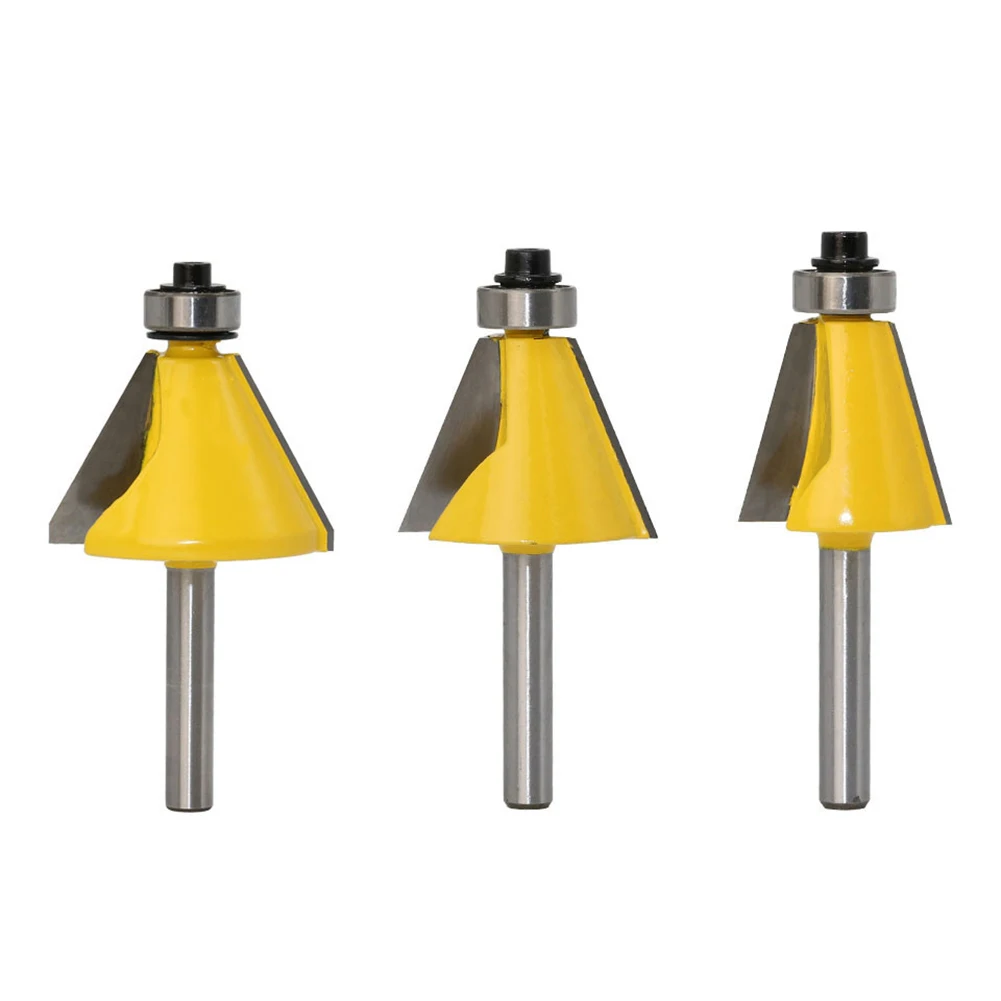 3Pcs 1/4" Shank Chamfer Edge Forming Router Bit Woodworking Tool 15/22.5/30 Degree Wood Corner Polish Kit Tools for Household
3Pcs 1/4" Shank Chamfer Edge Forming Router Bit Woodworking Tool 15/22.5/30 Degree Wood Corner Polish Kit Tools for Household