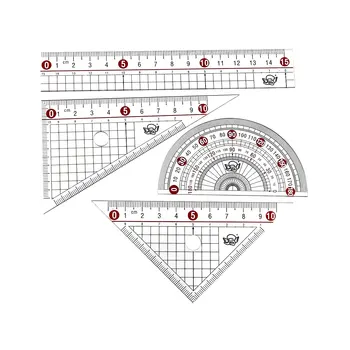 uxcell Measuring Tool Set with Protractor 30/60 45 Triangle Ruler 150mm Straight Ruler for Classroom Office Home Engineering
uxcell Measuring Tool Set with Protractor 30/60 45 Triangle Ruler 150mm Straight Ruler for Classroom Office Home Engineering