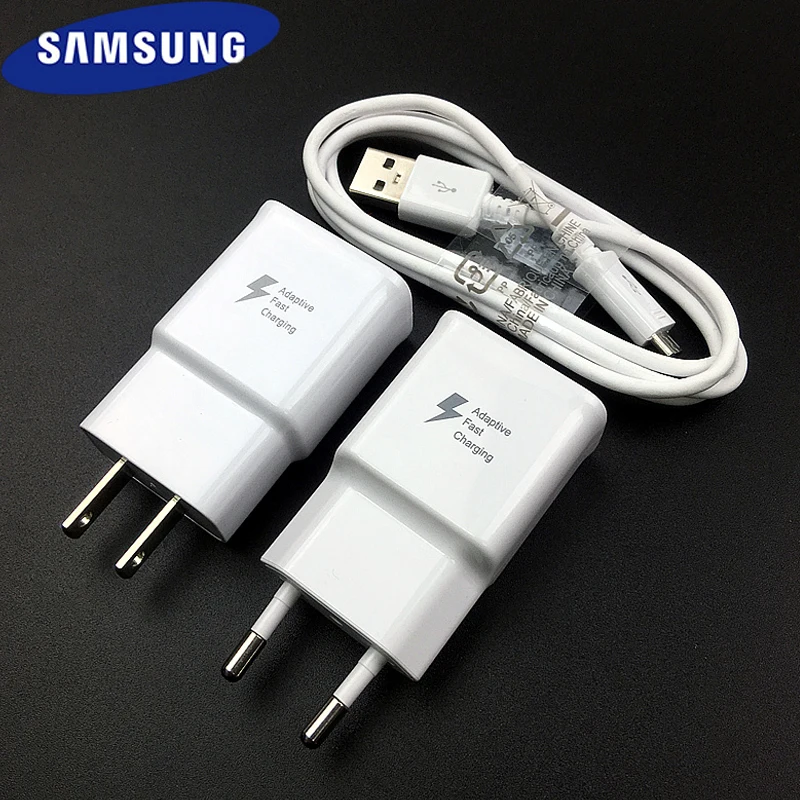 

Samsung Fast Charger Cable 100cm Micro Data Cable For Galaxy a8 a6 a5 Note 4 5 J3 J5 2017 J7 S6 s7 edge S4 9V/1.67A EU Adapter