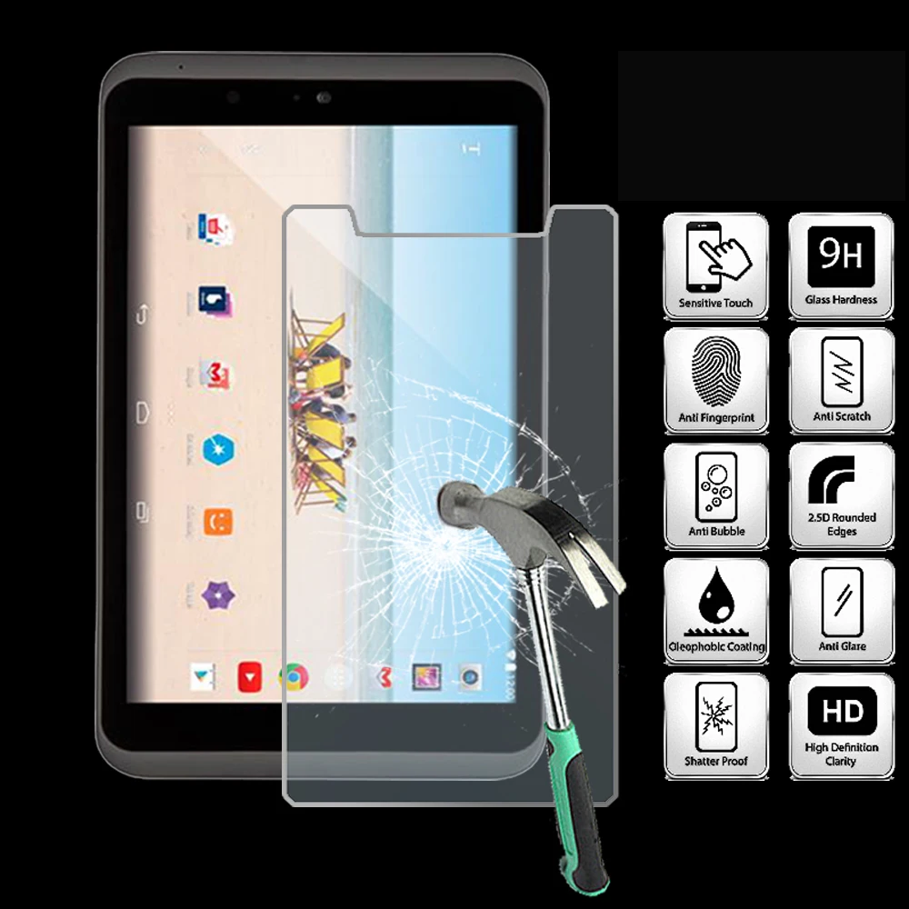 For TESCO Hudl 2 8.3" - Tablet Tempered Glass Screen Protector Cover Anti Fingerprint High Quality Screen Film
For TESCO Hudl 2 8.3" - Tablet Tempered Glass Screen Protector Cover Anti Fingerprint High Quality Screen Film