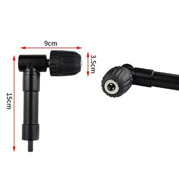 8mm Hex Shank Right Electric Angle Drill Extension Attachment 0.8-10mm Adapter