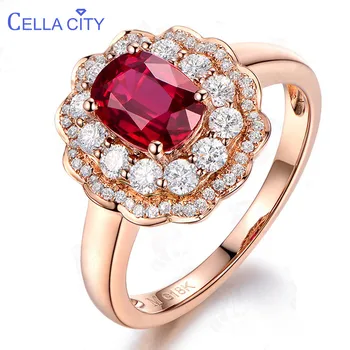 Cellacity Classic Silver 925 Ruby Ring For Women Silver Red Gemstones FineJewelry Rose Gold Color Open Adjust Size Party Gift
Cellacity Classic Silver 925 Ruby Ring For Women Silver Red Gemstones FineJewelry Rose Gold Color Open Adjust Size Party Gift