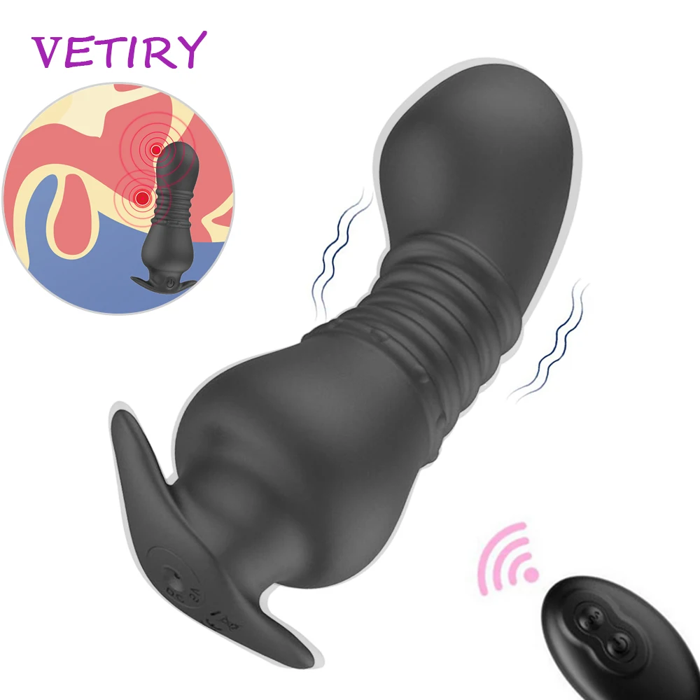 Телескопический Анальный Вибратор