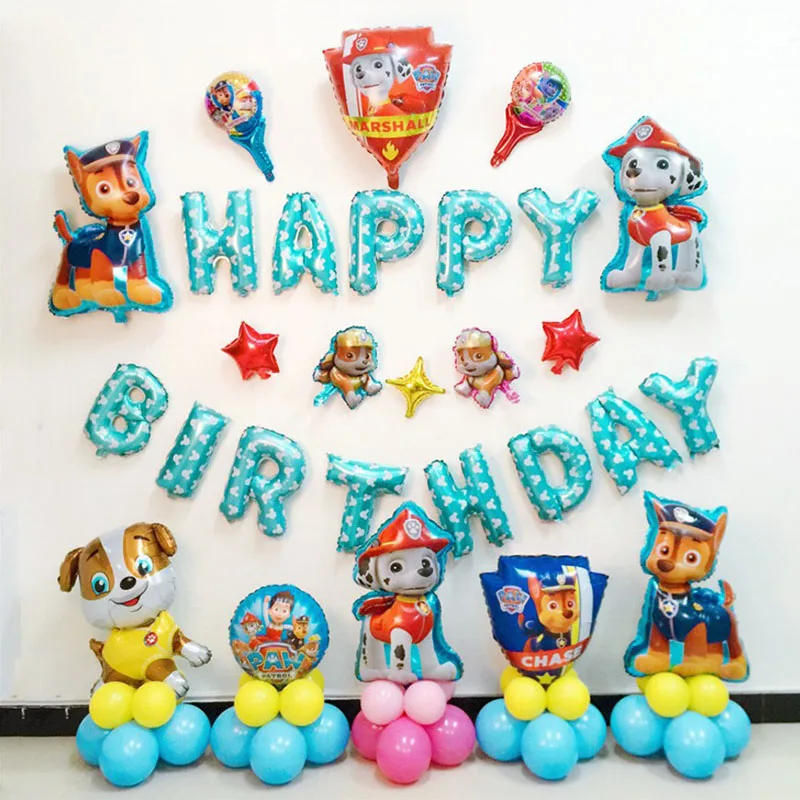 New Paw Patrol Birthday Party Decoration Supplies Patrulla Canina Balloons Anime Puppy Patrol Toys for kids Christmas Gift
New Paw Patrol Birthday Party Decoration Supplies Patrulla Canina Balloons Anime Puppy Patrol Toys for kids Christmas Gift