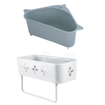 Storage Rack Multi-Function Suction Cup White & Triple-Cornered Storage Holder Drain Shelf Storage Kitchen Sucker Blue
Storage Rack Multi-Function Suction Cup White & Triple-Cornered Storage Holder Drain Shelf Storage Kitchen Sucker Blue