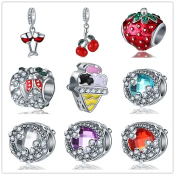 2019 new 1pc european red wine cup cherry strawberry ice cream crystal flower diy bead Fit Pandora Charm Bracelet for women F306
2019 new 1pc european red wine cup cherry strawberry ice cream crystal flower diy bead Fit Pandora Charm Bracelet for women F306