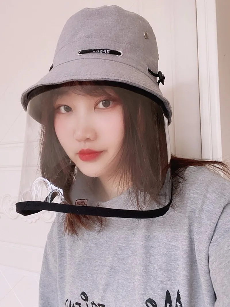 Transparent Unsex Anti-spray Windshield Cover Face Isolation Protective Mask Drawstring Hat Men and Women Fisherman Cap
Transparent Unsex Anti-spray Windshield Cover Face Isolation Protective Mask Drawstring Hat Men and Women Fisherman Cap