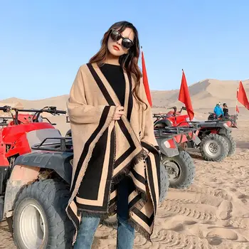 2020 autumn and winter new ladies 130*150cm thickening leopard pocket scarf open fork cloak warm national wind scarf
2020 autumn and winter new ladies 130*150cm thickening leopard pocket scarf open fork cloak warm national wind scarf