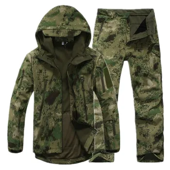Men's Tactical Waterproof Jacket Outdoor Softsell Military Camouflage Suit Hunting Hiking Fishing Fleece Jacket Pants
Men's Tactical Waterproof Jacket Outdoor Softsell Military Camouflage Suit Hunting Hiking Fishing Fleece Jacket Pants