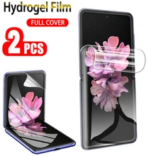 Film Hydrogel souple pour Samsung Galaxy, 2 pièces, protecteur d'écran, Flip Z, Flip3=