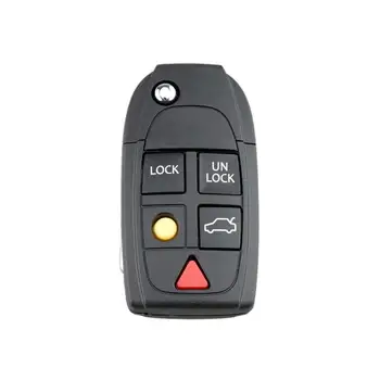 VODOOL 5 Buttons Key Case Shell Car Remote Key Shell Flip Folding Key Fob Case Cover Replacement for Volvo S60 S80 V70 XC70 XC90
VODOOL 5 Buttons Key Case Shell Car Remote Key Shell Flip Folding Key Fob Case Cover Replacement for Volvo S60 S80 V70 XC70 XC90