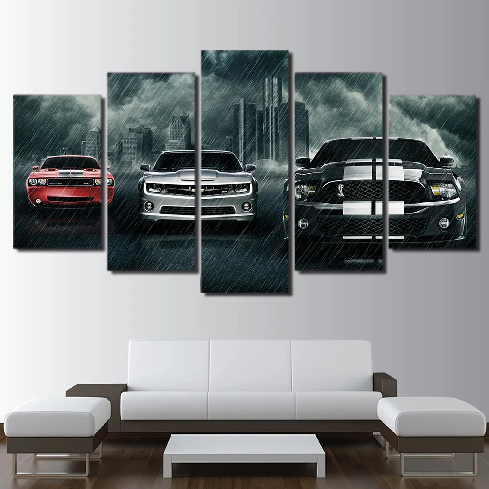 5 Pcs Luxury Muscle Cars Pictures Posters Wall Art Home Decor Modular Canvas HD Printed Paintings Living Room Bedroom Decoration
5 Pcs Luxury Muscle Cars Pictures Posters Wall Art Home Decor Modular Canvas HD Printed Paintings Living Room Bedroom Decoration