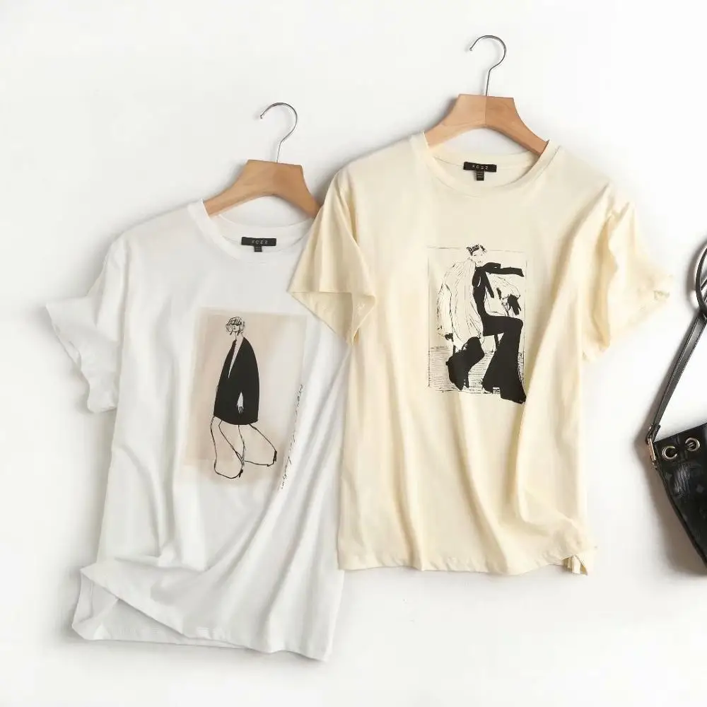2020 za T-shirt women Oversize white beige tops ropa mujer verano loose tops summer street wear cotton Casual T-shirt top
2020 za T-shirt women Oversize white beige tops ropa mujer verano loose tops summer street wear cotton Casual T-shirt top