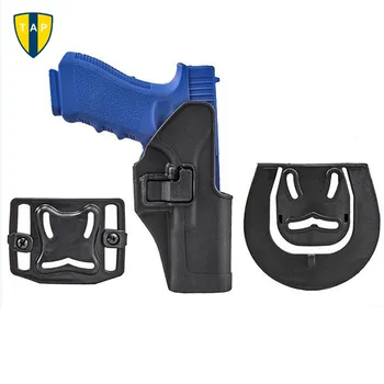 Tactical Glock 17 19 22 23 31 32 Airsoft Pistol Belt Holster Pistol Hunting Accessories Gun Case Left / Right Hand Leg Holster
Tactical Glock 17 19 22 23 31 32 Airsoft Pistol Belt Holster Pistol Hunting Accessories Gun Case Left / Right Hand Leg Holster