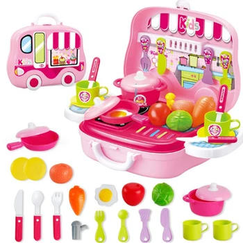Pretend Play Children Simulation Kitchen Cooking Tableware Dressing Suitcase Kids Plastic Toy Set
Pretend Play Children Simulation Kitchen Cooking Tableware Dressing Suitcase Kids Plastic Toy Set