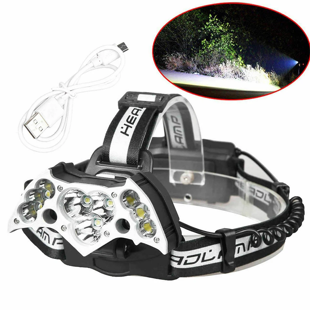 5 Mode Headlight Strong Light Running Super Bright Headlamp Torch Multicolor Portable Hiking Head Torch Lamp Fishing
5 Mode Headlight Strong Light Running Super Bright Headlamp Torch Multicolor Portable Hiking Head Torch Lamp Fishing