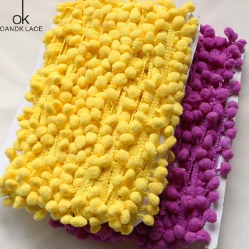 5 Yards Pom Pom Lace Trim Ball Pearl Pompom Fringe Ribbon Sewing Lace Knitted Fabric Handmade Craft Accessories
5 Yards Pom Pom Lace Trim Ball Pearl Pompom Fringe Ribbon Sewing Lace Knitted Fabric Handmade Craft Accessories