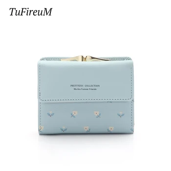 New short Buckle Wallet Korean Version of the Three fold Small Fresh and Simple Personality Small Floral Mini Ladies Money Clip
New short Buckle Wallet Korean Version of the Three fold Small Fresh and Simple Personality Small Floral Mini Ladies Money Clip
