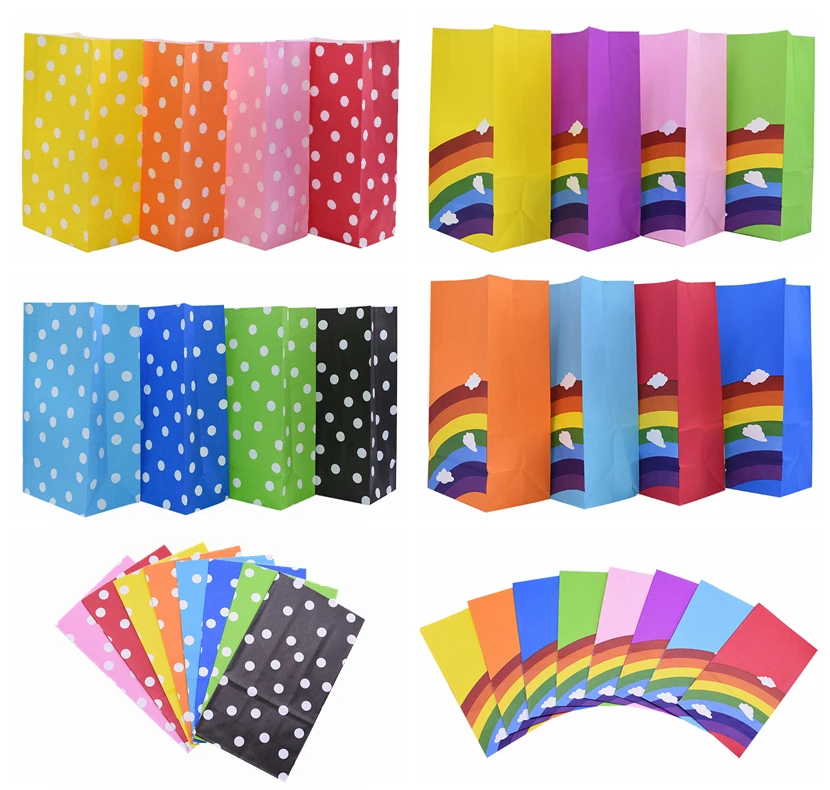 5/10pcs Rainbow Polka Dot Paper Candy Bag Stand Up Gift Bag for Wedding Party Decoration Kids Birthday Snack Wrapping Supplies75
5/10pcs Rainbow Polka Dot Paper Candy Bag Stand Up Gift Bag for Wedding Party Decoration Kids Birthday Snack Wrapping Supplies75