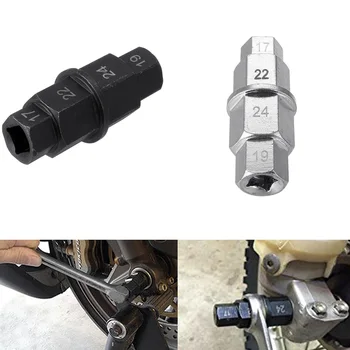 Random Color Motorcycle Wheels Hex Key Spindle Wrench Tool 3/8" Drive 17 19 22 24mm Disassembly Wrenches Hand Tools
Random Color Motorcycle Wheels Hex Key Spindle Wrench Tool 3/8" Drive 17 19 22 24mm Disassembly Wrenches Hand Tools