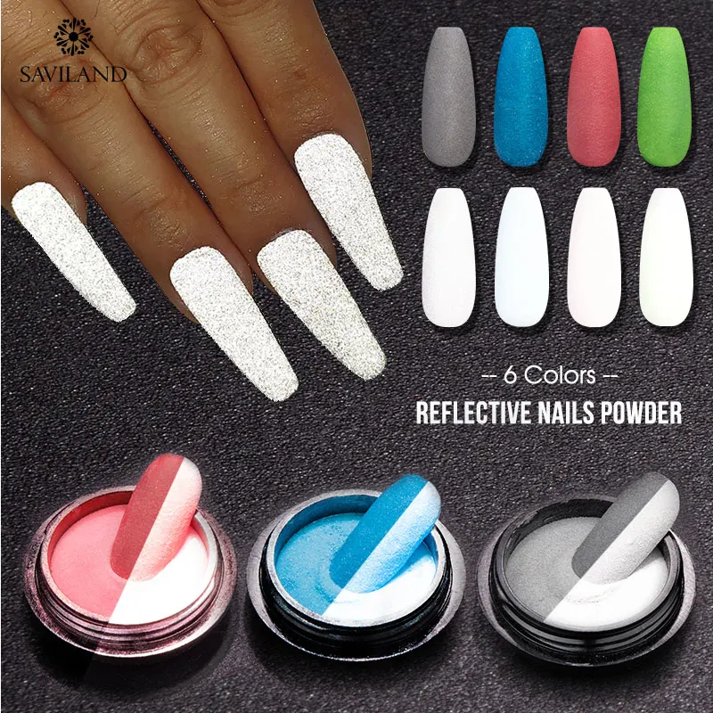 SAVILAND Reflective Nail Glitter Bundy Shiny Glow Dipping Powder Dipping Reflective Nail Art Decorations for Disco Dancing
SAVILAND Reflective Nail Glitter Bundy Shiny Glow Dipping Powder Dipping Reflective Nail Art Decorations for Disco Dancing