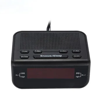 2pcs LED Clock Radio European Creative Digital Alarm Clock Desktop Bedside Clocked Plug-in Radio FM
2pcs LED Clock Radio European Creative Digital Alarm Clock Desktop Bedside Clocked Plug-in Radio FM
