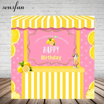 Sensfun Lemonade Bar Photography Backdrop For Photo Studio Yellow Pink Girls Birthday Party Backgrounds Customized Vinyl
Sensfun Lemonade Bar Photography Backdrop For Photo Studio Yellow Pink Girls Birthday Party Backgrounds Customized Vinyl