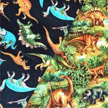 110cm Width Cartoon Dinosaur Printed Fabric 100% Cotton Fabric Patchwork Sewing Material DIY Handmade Garment Clothing Quilting
110cm Width Cartoon Dinosaur Printed Fabric 100% Cotton Fabric Patchwork Sewing Material DIY Handmade Garment Clothing Quilting