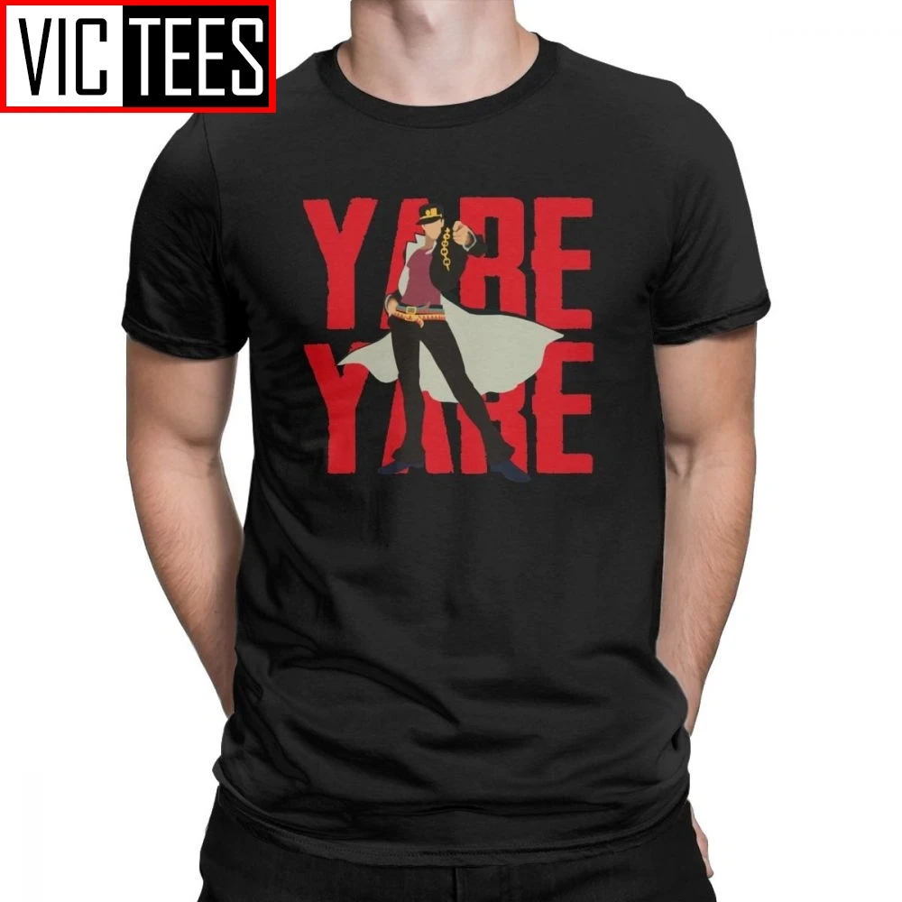 Jotaro Kujo Jojo's Bizarre Adventure Men T Shirt Joestar Anime Manga Kujo Tees Short Sleeve T-Shirts Pure Cotton Tops
Jotaro Kujo Jojo's Bizarre Adventure Men T Shirt Joestar Anime Manga Kujo Tees Short Sleeve T-Shirts Pure Cotton Tops