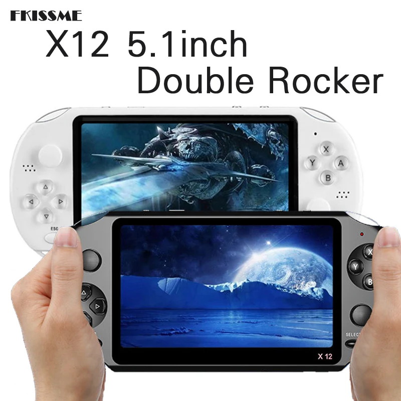 X12 New Retro Mini Handheld Game Console 64Bit 5.1Inch HD Portable Handeld Game Player Built-in 3000+ Games Video Game Console
X12 New Retro Mini Handheld Game Console 64Bit 5.1Inch HD Portable Handeld Game Player Built-in 3000+ Games Video Game Console