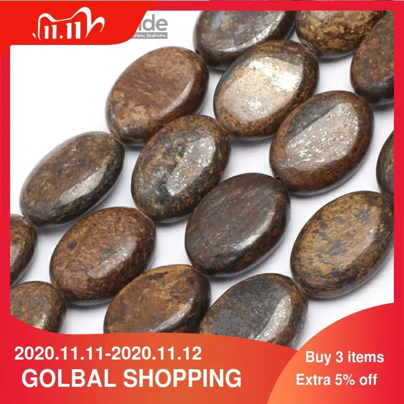 Natural Bronzite Gem stone Faceted & Smooth Oval Shape Loose Beads For Jewelry Making Strand 15" Wholesale Free Shipping New !!
Natural Bronzite Gem stone Faceted & Smooth Oval Shape Loose Beads For Jewelry Making Strand 15" Wholesale Free Shipping New !!