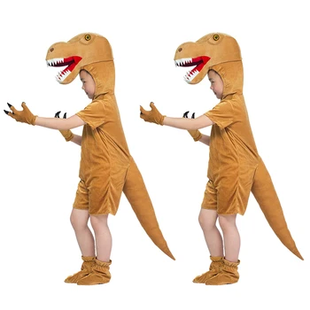 Adult Kids Tyrannosaurus T-REX Dinosaurs Costumes Halloween Cosplay Party Animal Cartoon Dragon Dress Up Jumpsuit Outfit Costume
Adult Kids Tyrannosaurus T-REX Dinosaurs Costumes Halloween Cosplay Party Animal Cartoon Dragon Dress Up Jumpsuit Outfit Costume