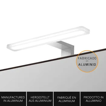 Kibath apply LED 45cm ALU 10W. Placing in Mirror, furniture and dressing room. Uniform neutral lighting. Made of aluminum
Kibath apply LED 45cm ALU 10W. Placing in Mirror, furniture and dressing room. Uniform neutral lighting. Made of aluminum