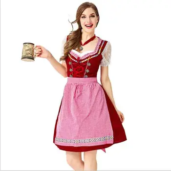 Adult Oktoberfest Cosplay Costume For Women German Beer Red Maid Costume Fancy Dress Female Carnival Costume For Women Plus Size
Adult Oktoberfest Cosplay Costume For Women German Beer Red Maid Costume Fancy Dress Female Carnival Costume For Women Plus Size