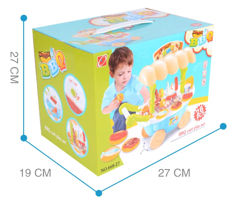 New Style Electric Multi-functional Mini Model Barbecue Grills BBQ Cart Children Model Play House Kitchen Toy
New Style Electric Multi-functional Mini Model Barbecue Grills BBQ Cart Children Model Play House Kitchen Toy