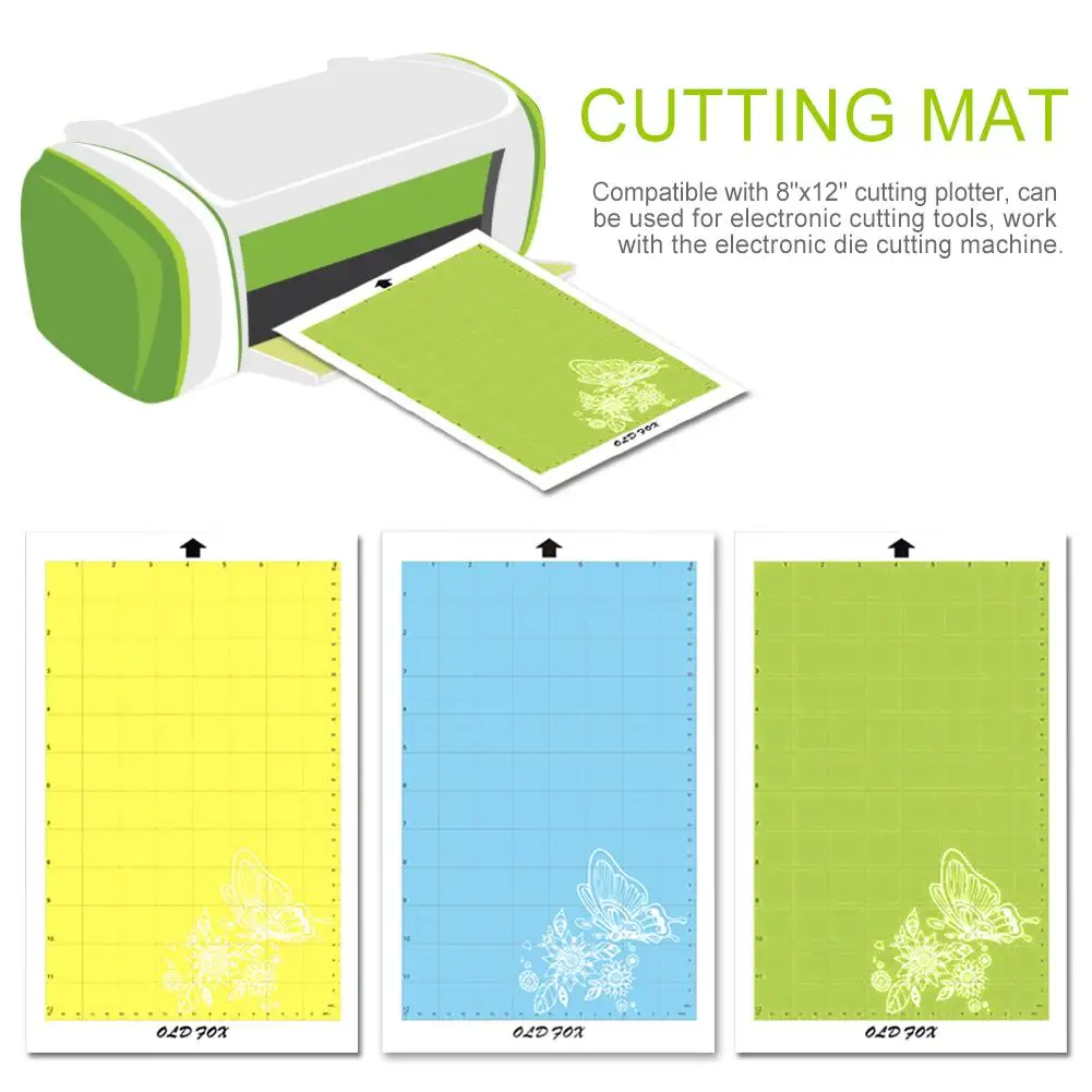 New Replacement Cutting Mat Transparent Adhesive Mat Pad with Measuring Grid 8 by 12-Inch for Silhouette Cameo Plotter Machine
New Replacement Cutting Mat Transparent Adhesive Mat Pad with Measuring Grid 8 by 12-Inch for Silhouette Cameo Plotter Machine