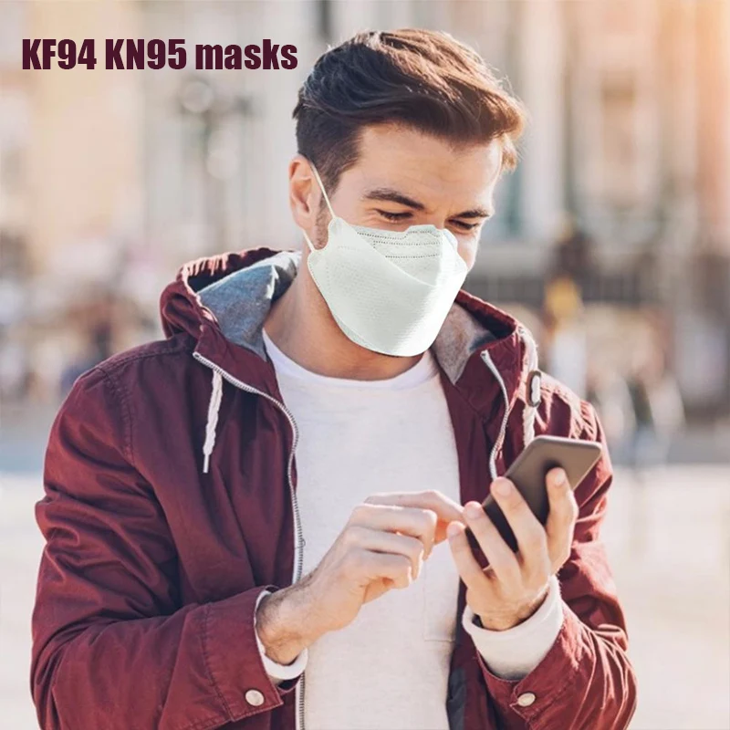 10Pcs Kf94 Antiviral Mask kf94 Face Mask 4-Layer Anti Dust Bacterial PM2.5 Protective Masks 95% Filtration Mouth Nose Cover
10Pcs Kf94 Antiviral Mask kf94 Face Mask 4-Layer Anti Dust Bacterial PM2.5 Protective Masks 95% Filtration Mouth Nose Cover