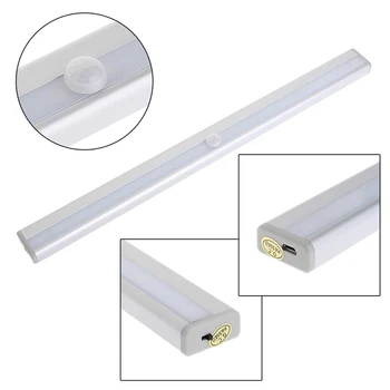 20LED Under Cabinet light LED Strip led Lamp with Wireless PIR Motion Sensor USB light Closet Stairs Wardrobe Bed Side Ligh
20LED Under Cabinet light LED Strip led Lamp with Wireless PIR Motion Sensor USB light Closet Stairs Wardrobe Bed Side Ligh