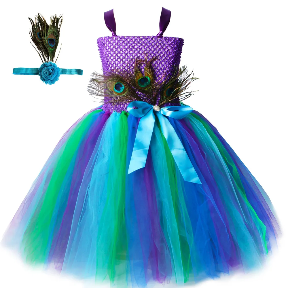 Peacock Flower Girls Tutu Dress for Cosplay Party Peacock Feather Kids Girls Birthday Clothes Vintage Toddler Baby Tutu Dresses
Peacock Flower Girls Tutu Dress for Cosplay Party Peacock Feather Kids Girls Birthday Clothes Vintage Toddler Baby Tutu Dresses
